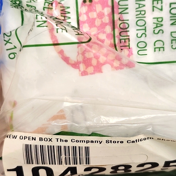 Brand New THE COMPANY STORE CATICORN CAT FABRIC SHOWER CURTAIN - Picture 3 of 5